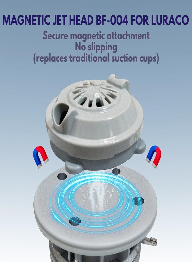 KONOVOLY BF-004 Magnetic Pedicure Pipeless Jets, 4-Pin Pedicure Jet for LURACO BF-004 Pedicure spa Tubs Includes Propeller and Cap 1 Pack - Image 5